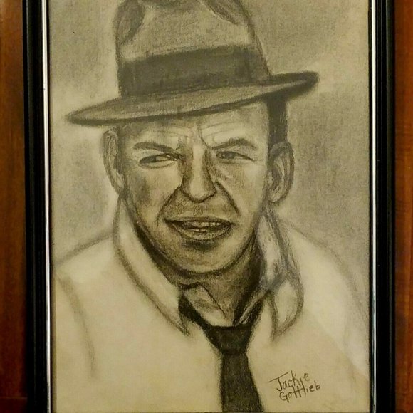 Frank Sinatra Portrait by Jackie Gottlieb